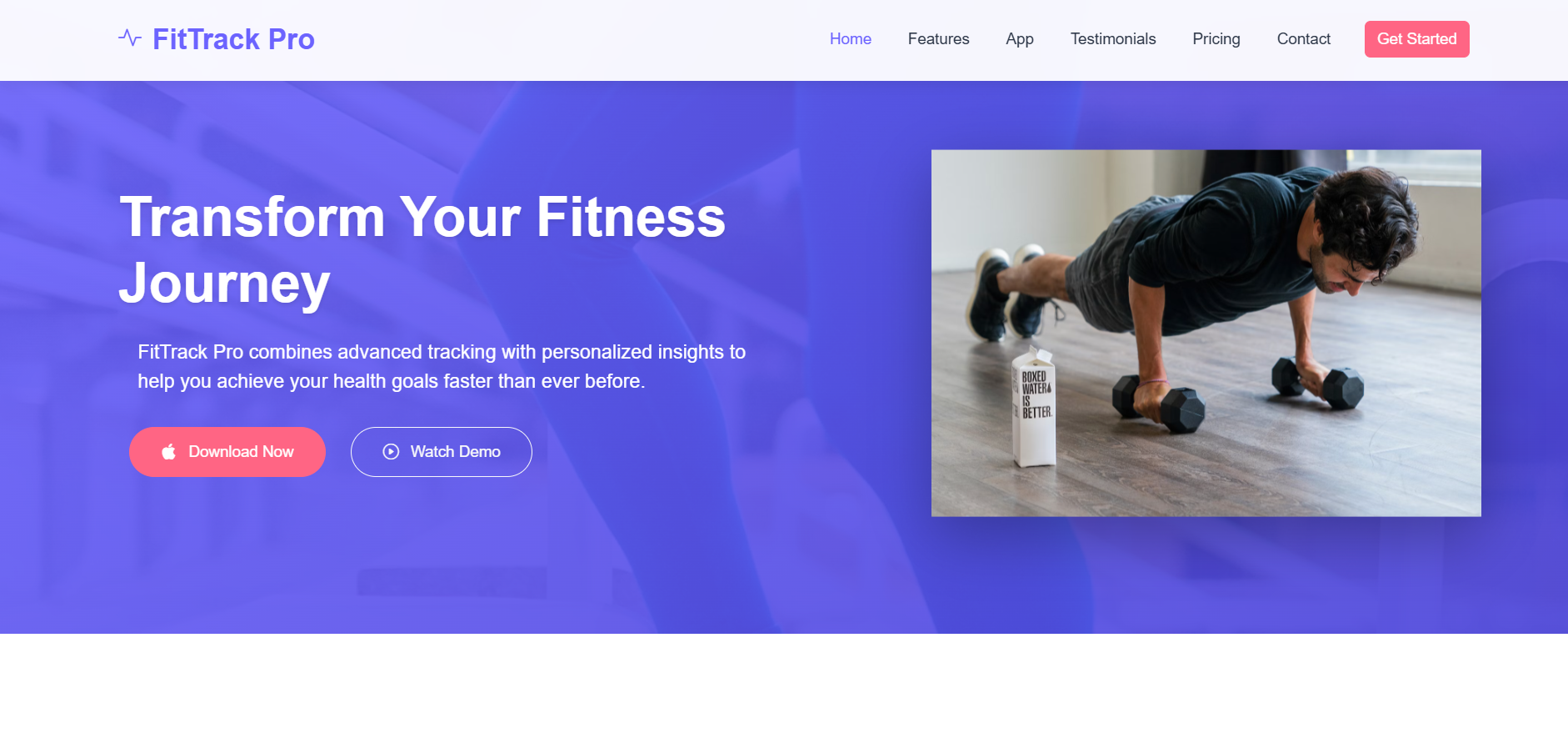 Fit-Track Website